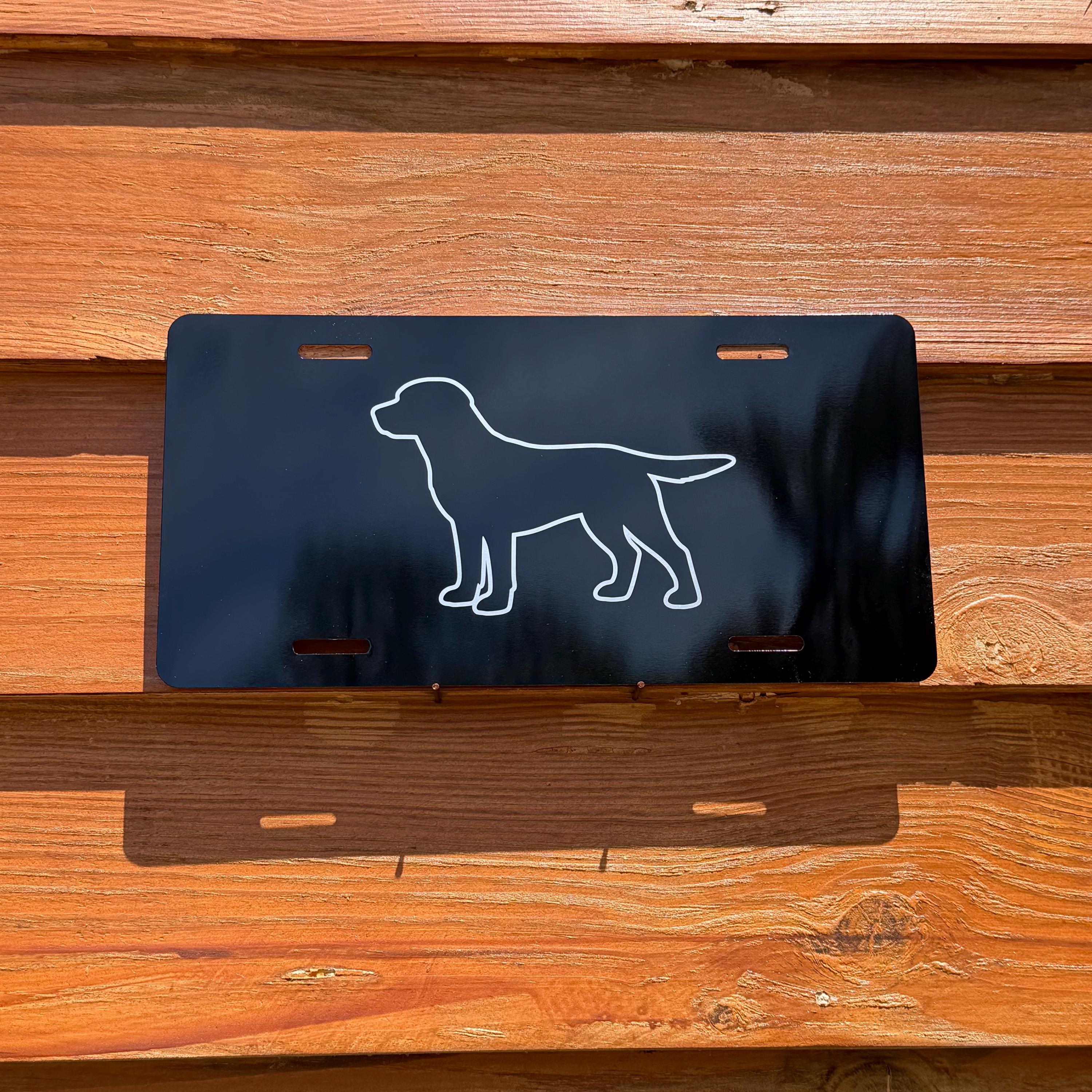 Custom Engraved Aluminum License Plate | Personalized Logo & Business Car Tag