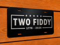 America 250 License Plate, USA 250th Birthday Semiquincentennial Car Tag, Patriotic 1776-2026 Engraved Aluminum Plate