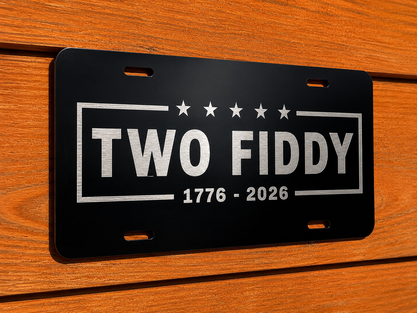 America 250 License Plate, USA 250th Birthday Semiquincentennial Car Tag, Patriotic 1776-2026 Engraved Aluminum Plate